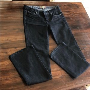 Paige boot cut jeans dark blue